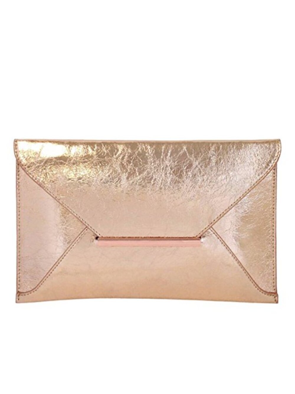 Womens Metallic Clutch Chain Crossbody Evening Bag